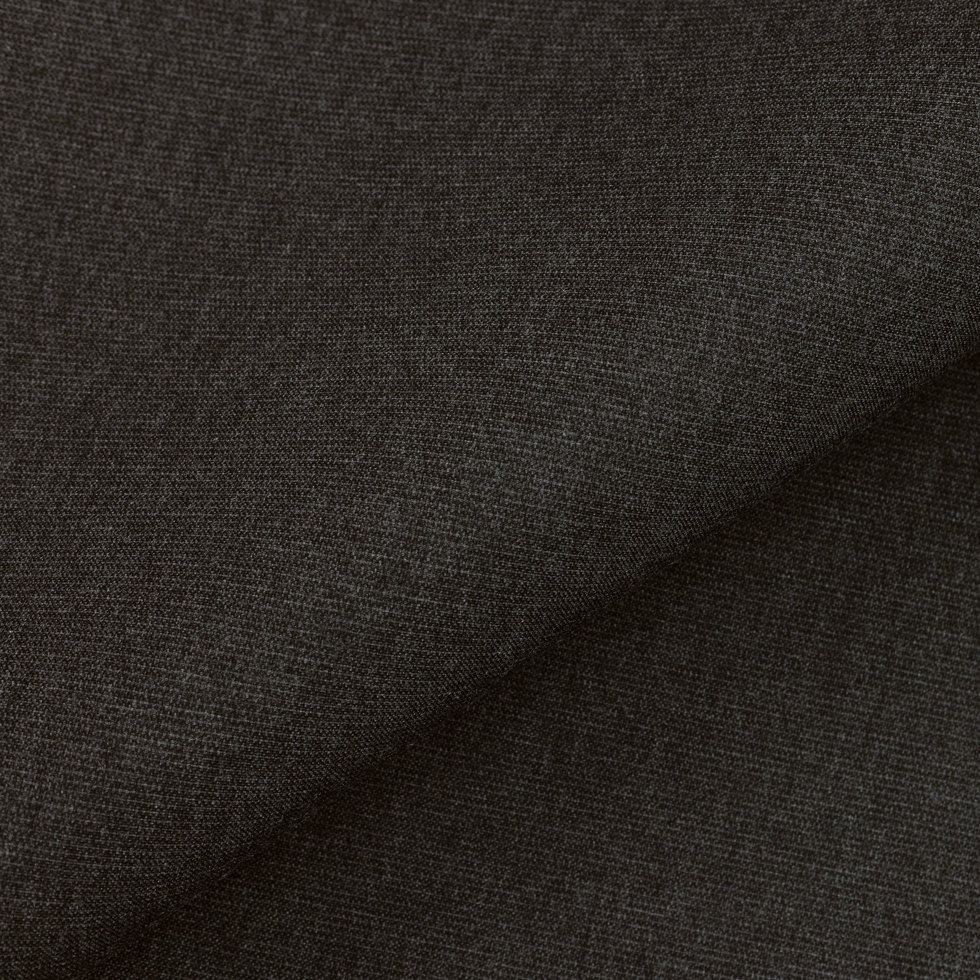 Close shot texture image of Solid carbon black outdoor-safe woven fabric