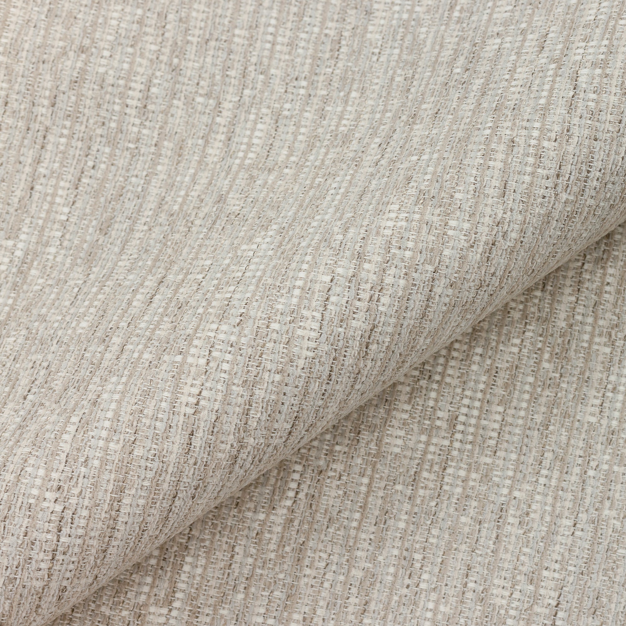 Close shot texture image of Warm fawn-colored outdoor-safe fabric with textured luxury weave and chenille accents
