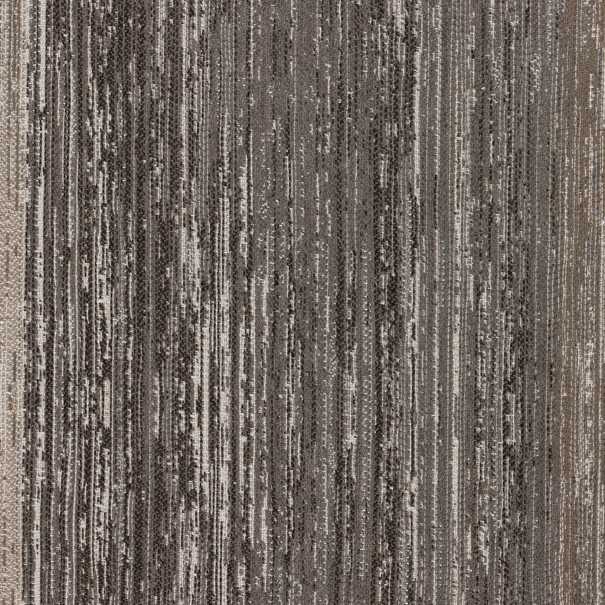 Detail image of Grigio gray textured stripe performance outdoor safe fabric – Textured Grigio by Elaine Smith