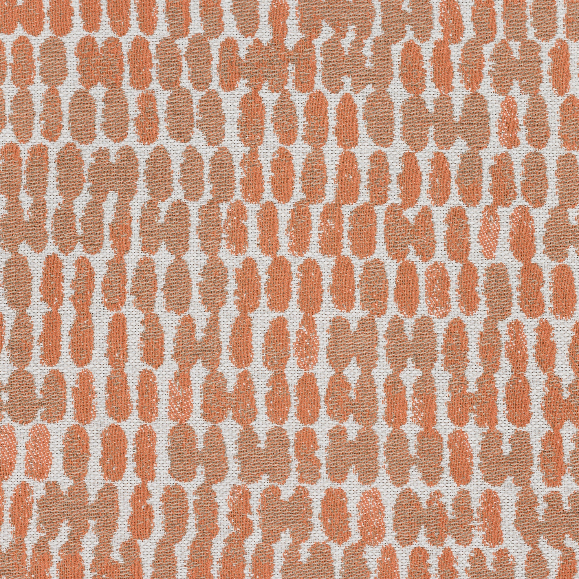 Detail image of Thumbprint Tuscan – outdoor-safe woven fabric by Elaine Smith, ideal for high-end commercial and residential applications.