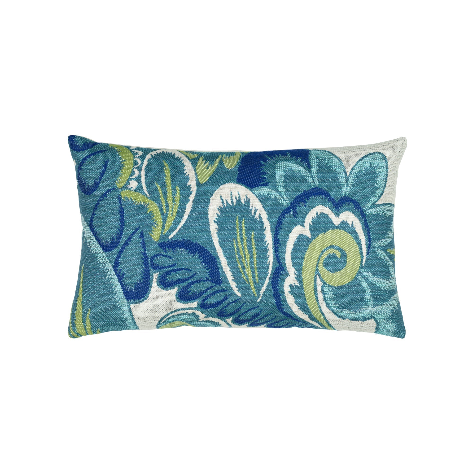 Multicolor outdoor pillow with floral pattern square size for vibrant patio decor