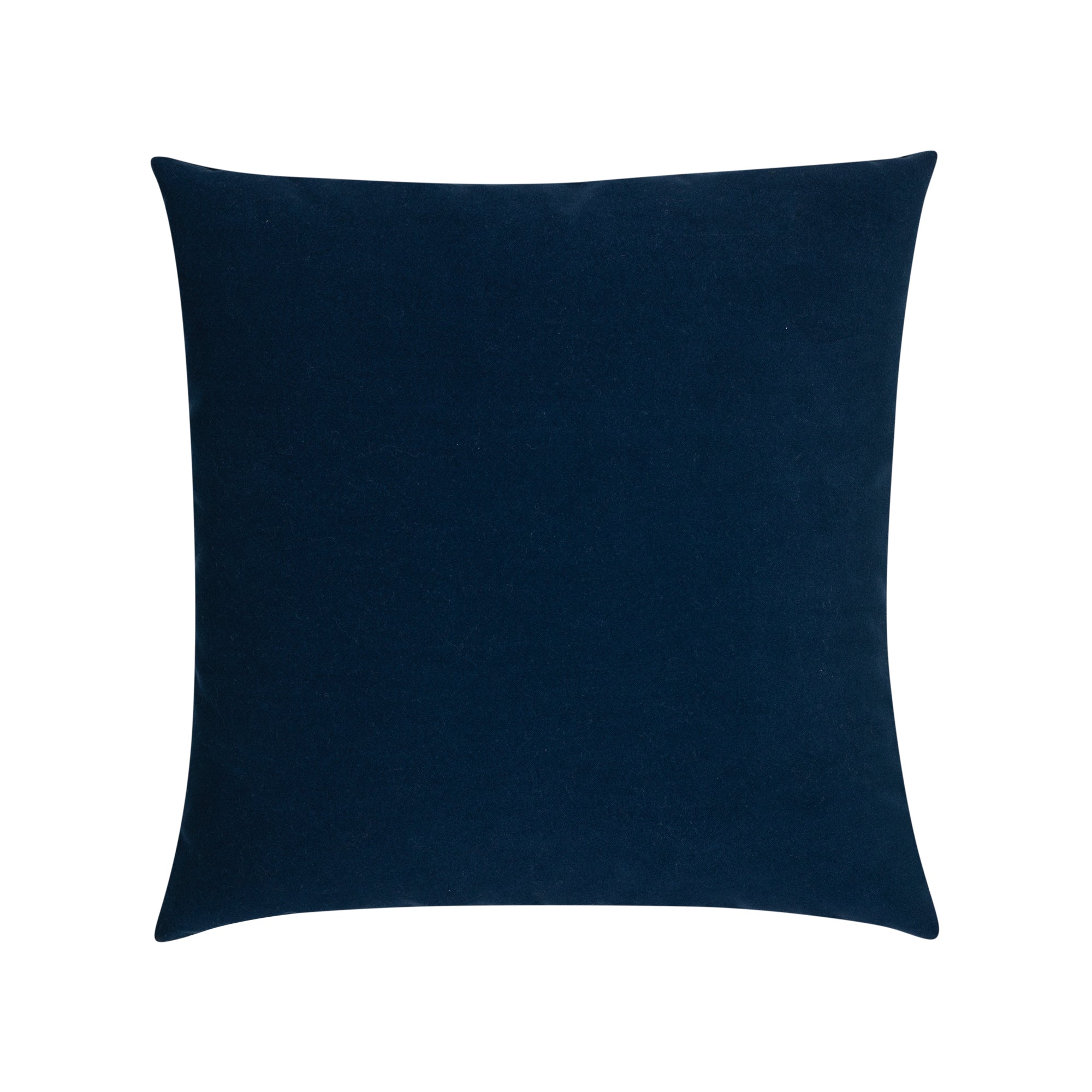 Back image of Navy striped pillow square size for seasonal indoor and outdoor decor